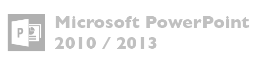 Microsoft PowerPoint versiones 2010, 2013